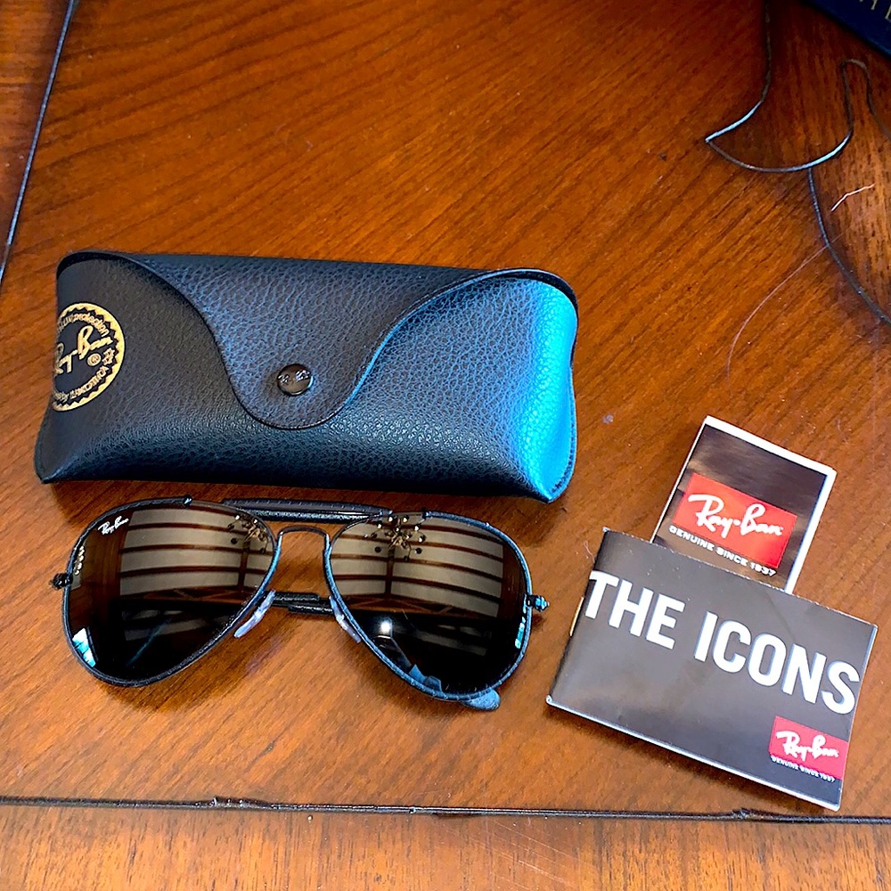 Brand new pair of Rayban x Ferrari Aviators